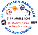 III Settimana Nazionale dell'Astronomia